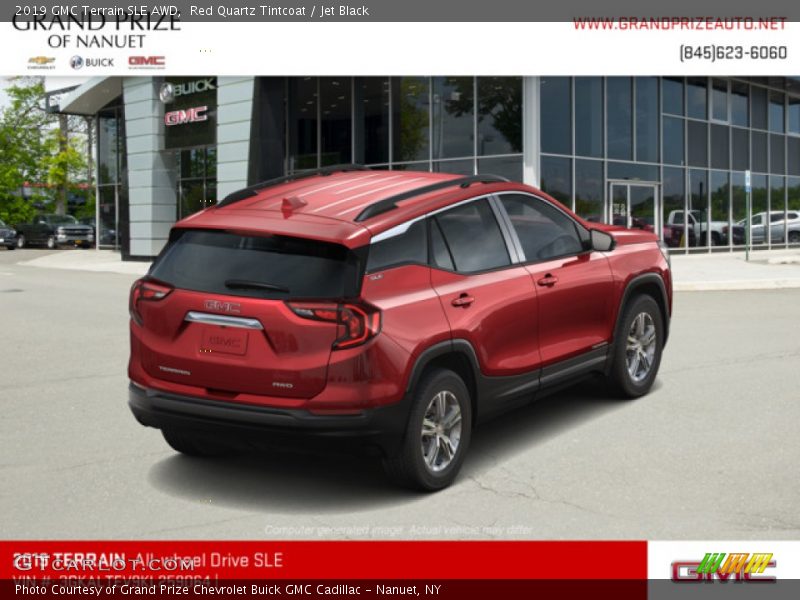 Red Quartz Tintcoat / Jet Black 2019 GMC Terrain SLE AWD