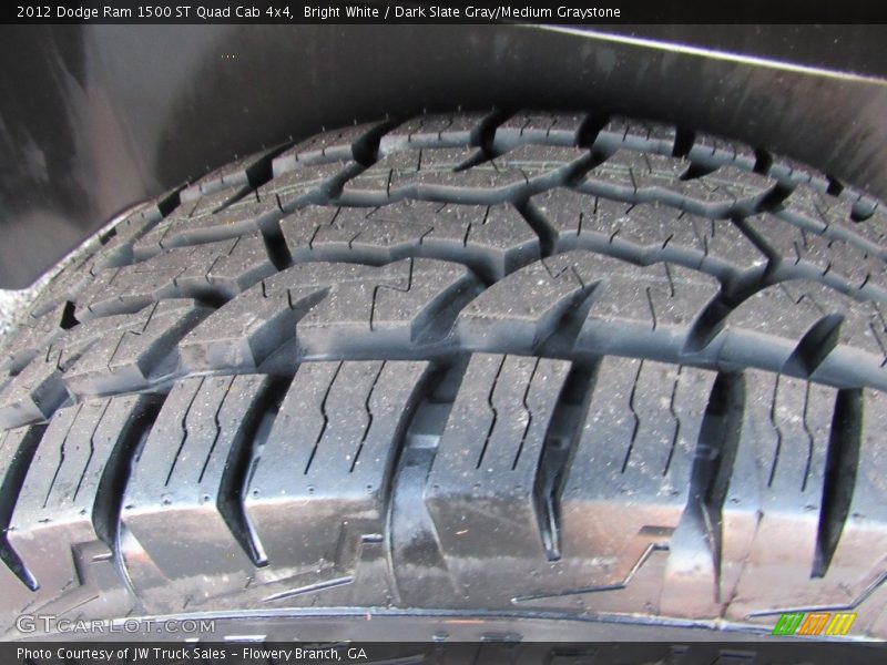 Bright White / Dark Slate Gray/Medium Graystone 2012 Dodge Ram 1500 ST Quad Cab 4x4