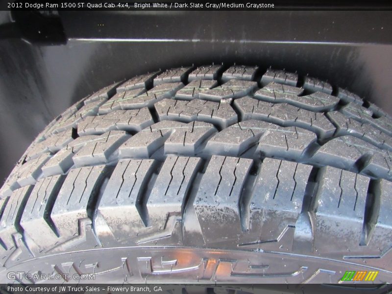 Bright White / Dark Slate Gray/Medium Graystone 2012 Dodge Ram 1500 ST Quad Cab 4x4