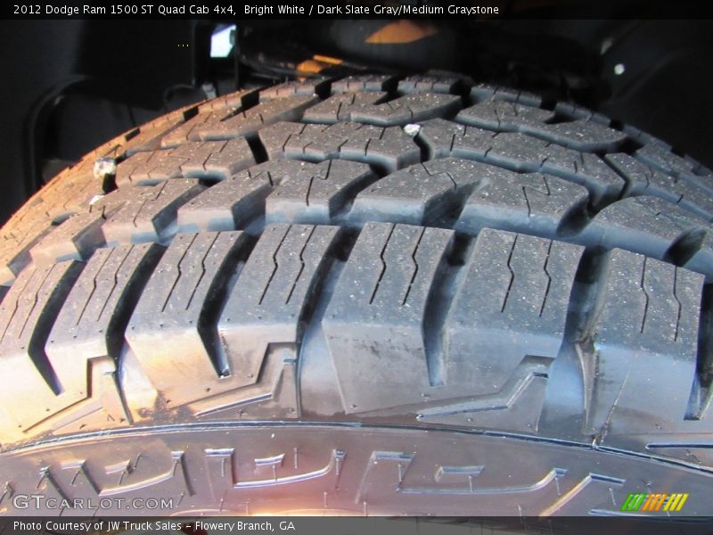 Bright White / Dark Slate Gray/Medium Graystone 2012 Dodge Ram 1500 ST Quad Cab 4x4