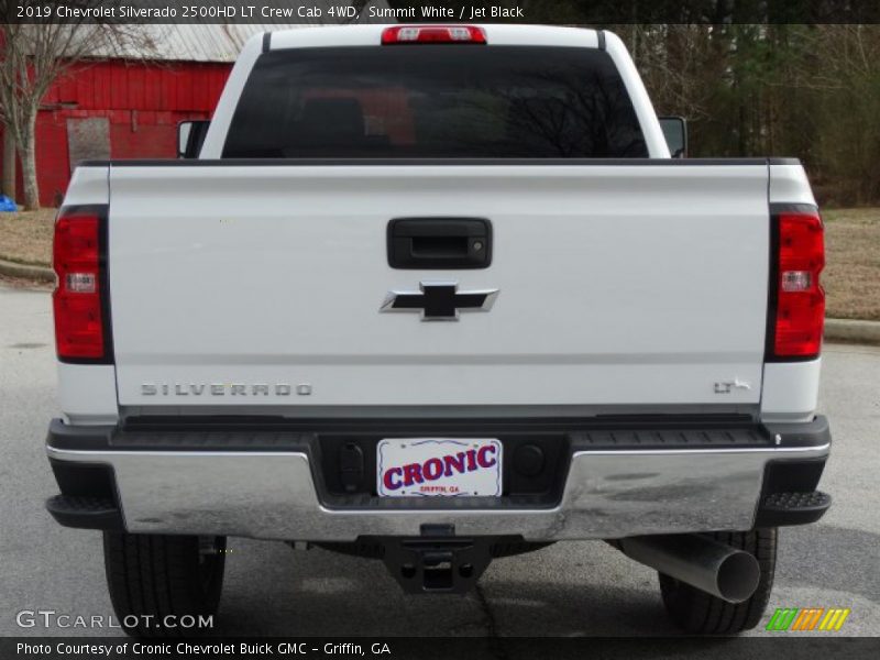 Summit White / Jet Black 2019 Chevrolet Silverado 2500HD LT Crew Cab 4WD