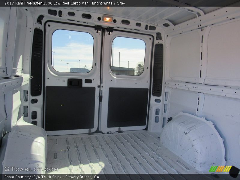 Bright White / Gray 2017 Ram ProMaster 1500 Low Roof Cargo Van