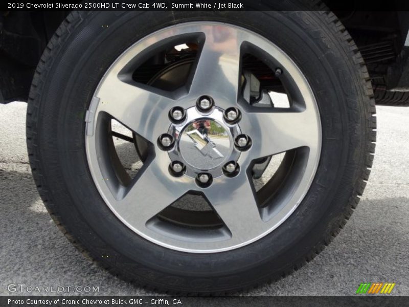 Summit White / Jet Black 2019 Chevrolet Silverado 2500HD LT Crew Cab 4WD