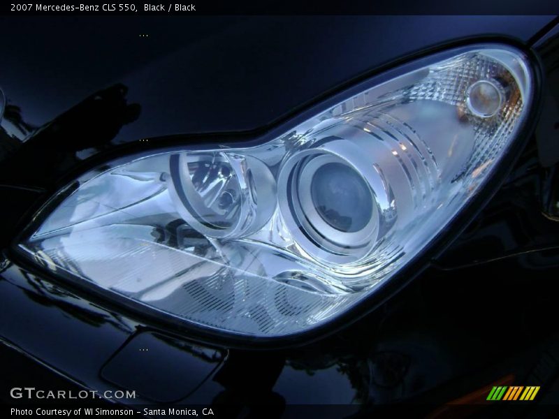 Black / Black 2007 Mercedes-Benz CLS 550