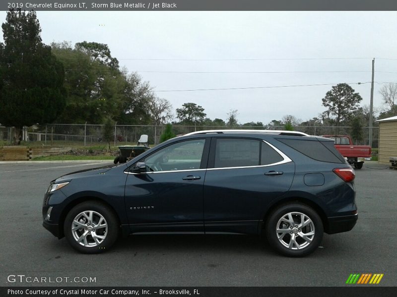 Storm Blue Metallic / Jet Black 2019 Chevrolet Equinox LT