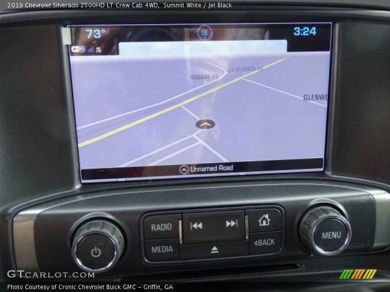 Summit White / Jet Black 2019 Chevrolet Silverado 2500HD LT Crew Cab 4WD