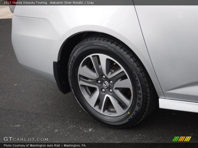 Alabaster Silver Metallic / Gray 2015 Honda Odyssey Touring