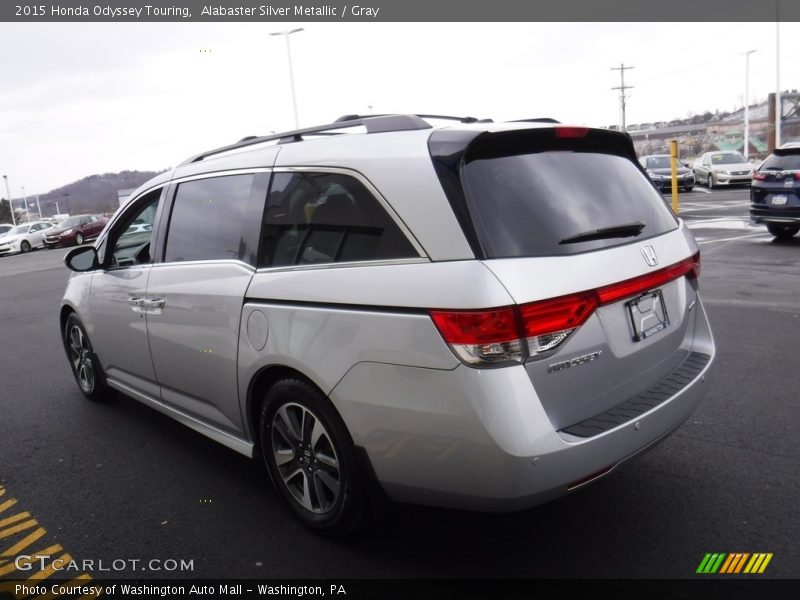 Alabaster Silver Metallic / Gray 2015 Honda Odyssey Touring