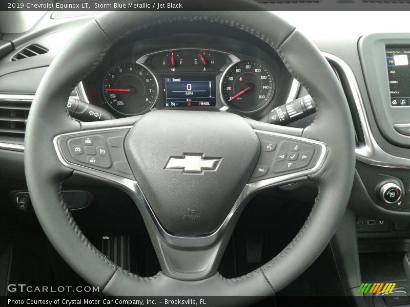 Storm Blue Metallic / Jet Black 2019 Chevrolet Equinox LT