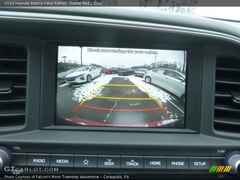 Scarlet Red / Gray 2019 Hyundai Elantra Value Edition