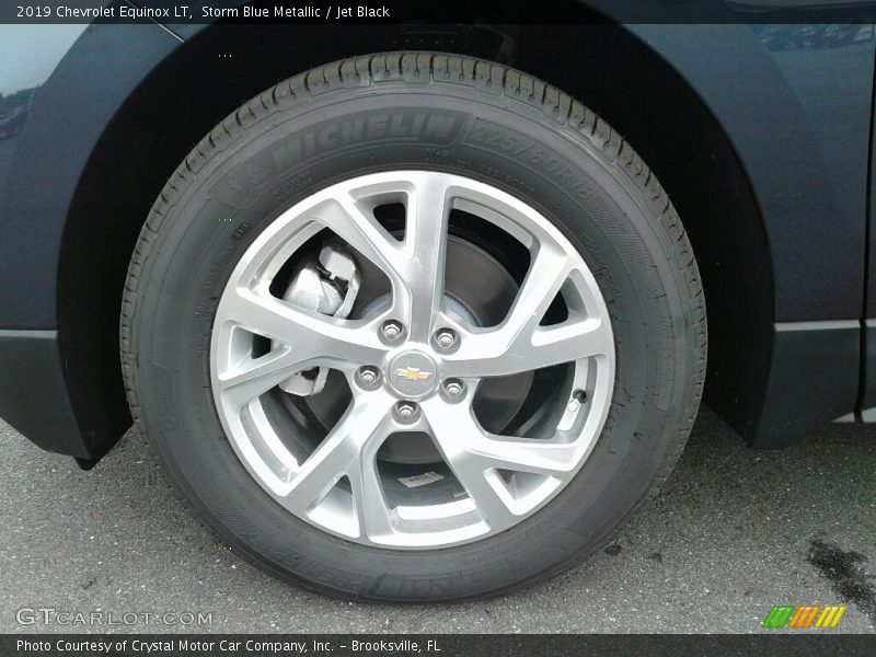 Storm Blue Metallic / Jet Black 2019 Chevrolet Equinox LT