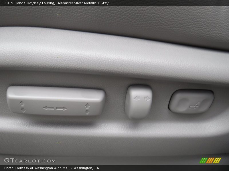 Alabaster Silver Metallic / Gray 2015 Honda Odyssey Touring