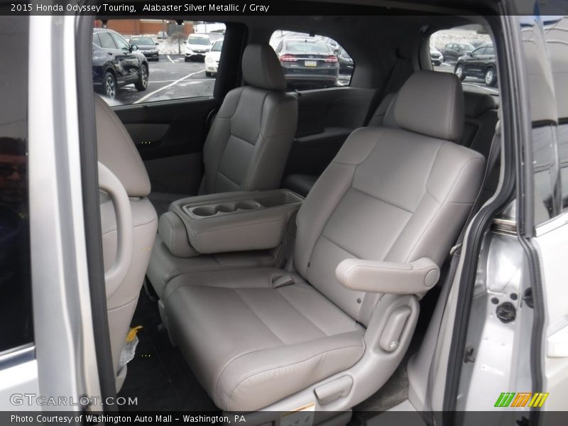 Alabaster Silver Metallic / Gray 2015 Honda Odyssey Touring