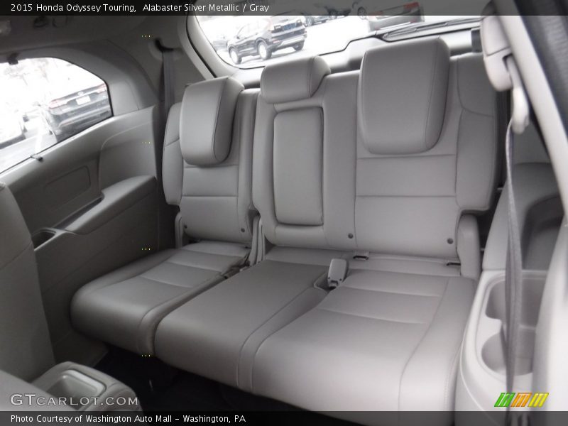 Alabaster Silver Metallic / Gray 2015 Honda Odyssey Touring