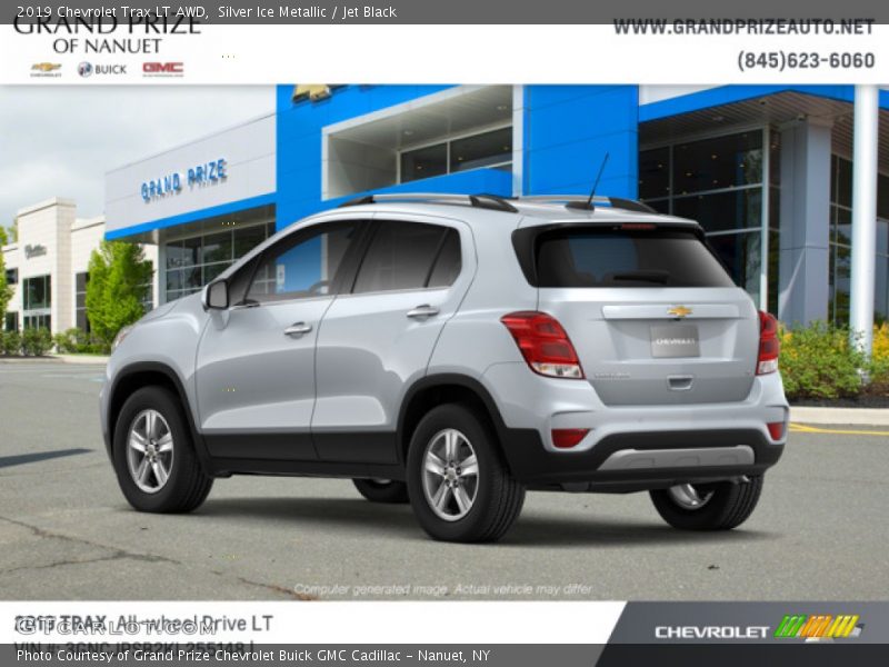 Silver Ice Metallic / Jet Black 2019 Chevrolet Trax LT AWD