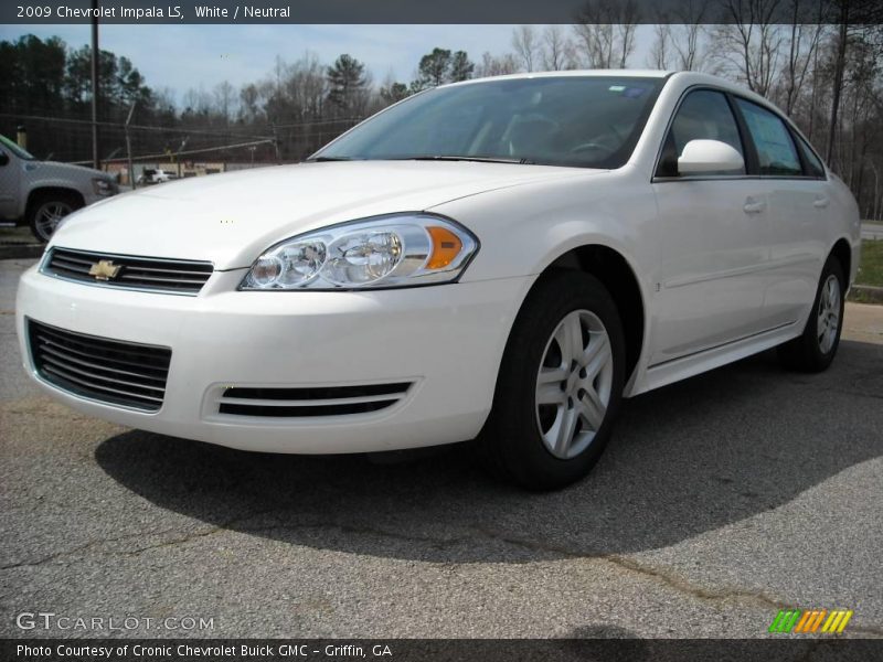 White / Neutral 2009 Chevrolet Impala LS