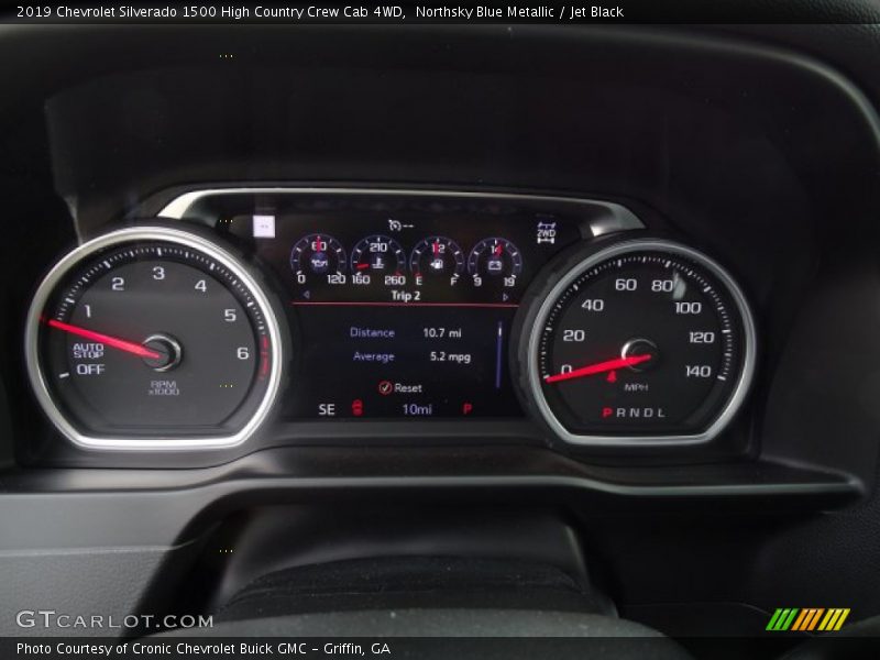  2019 Silverado 1500 High Country Crew Cab 4WD High Country Crew Cab 4WD Gauges