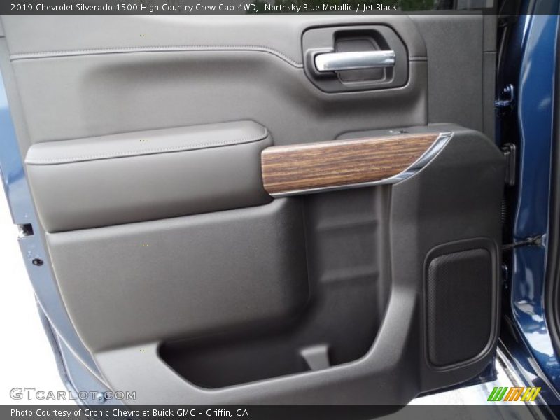 Northsky Blue Metallic / Jet Black 2019 Chevrolet Silverado 1500 High Country Crew Cab 4WD