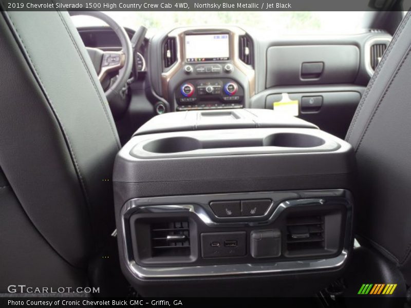 Northsky Blue Metallic / Jet Black 2019 Chevrolet Silverado 1500 High Country Crew Cab 4WD