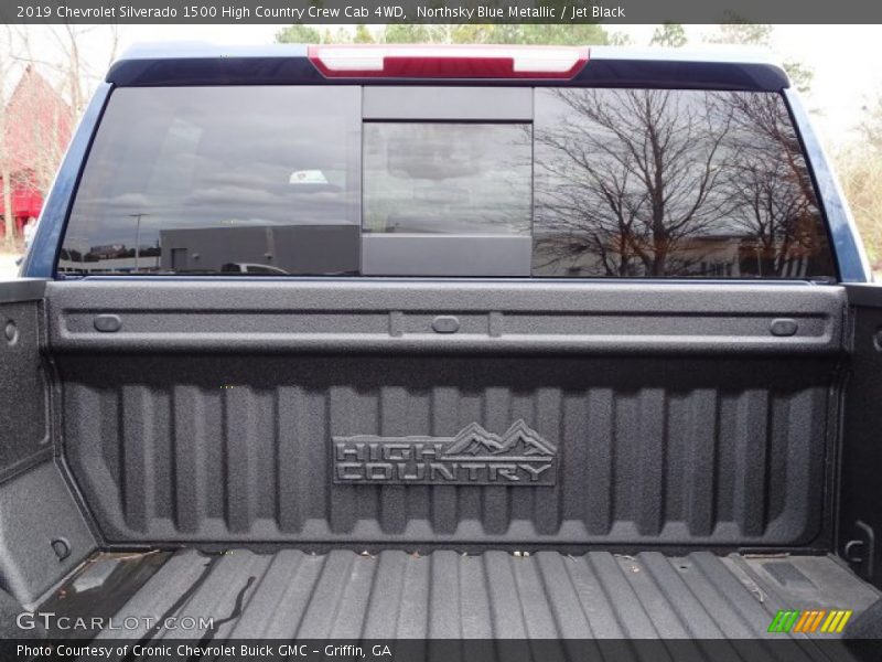Northsky Blue Metallic / Jet Black 2019 Chevrolet Silverado 1500 High Country Crew Cab 4WD