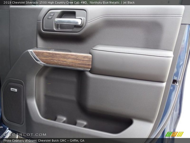 Northsky Blue Metallic / Jet Black 2019 Chevrolet Silverado 1500 High Country Crew Cab 4WD