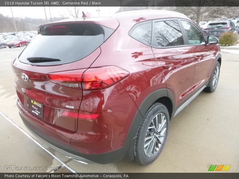 Gemstone Red / Black 2019 Hyundai Tucson SEL AWD
