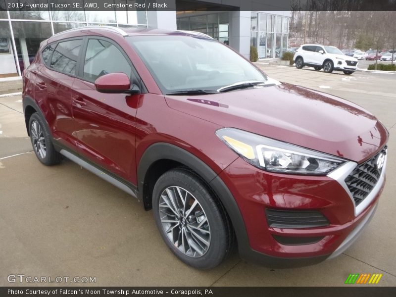 Gemstone Red / Black 2019 Hyundai Tucson SEL AWD