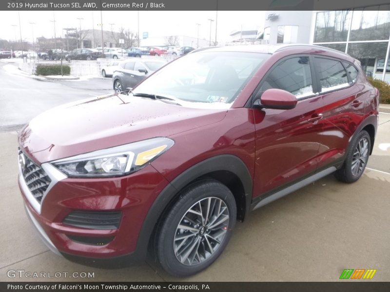 Gemstone Red / Black 2019 Hyundai Tucson SEL AWD