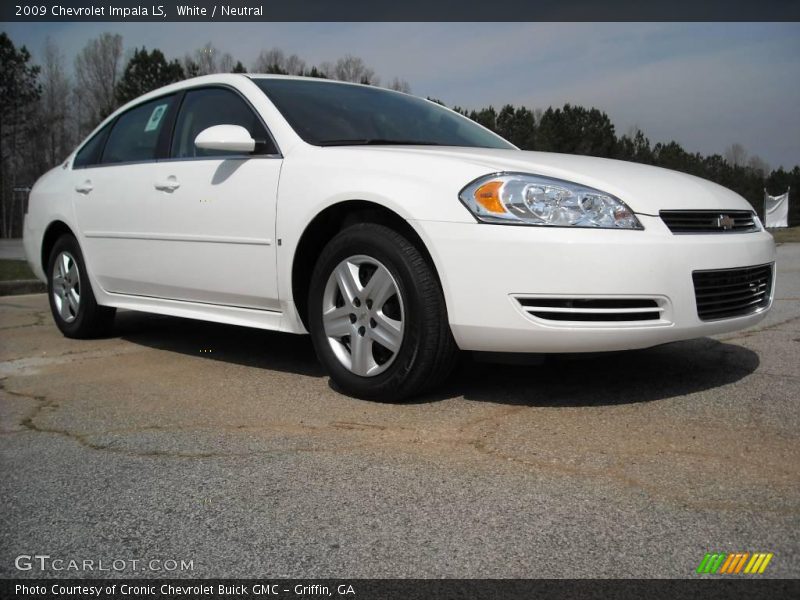 White / Neutral 2009 Chevrolet Impala LS