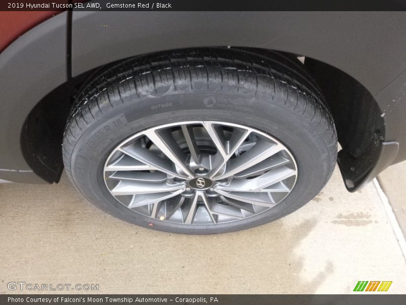 Gemstone Red / Black 2019 Hyundai Tucson SEL AWD