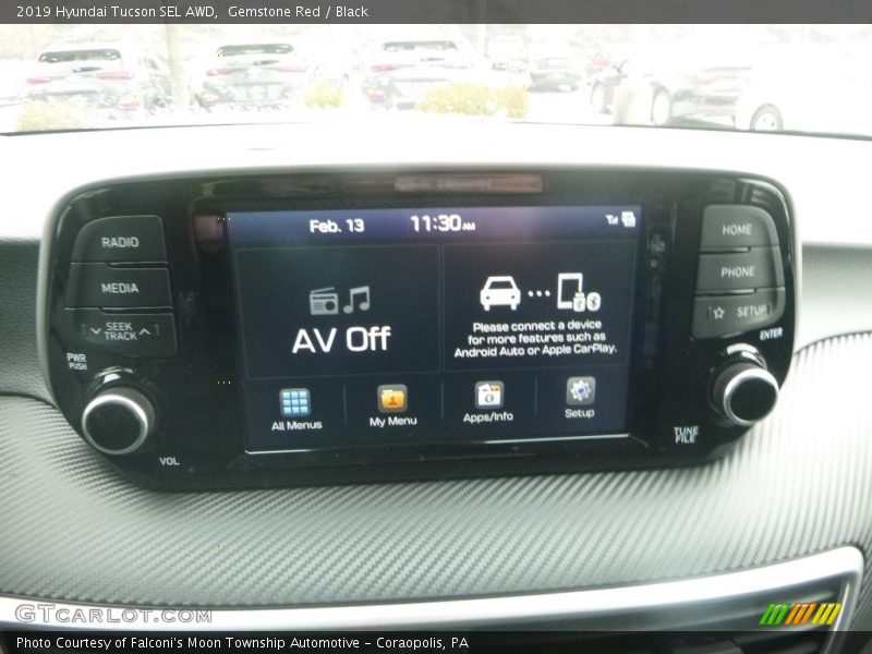 Gemstone Red / Black 2019 Hyundai Tucson SEL AWD