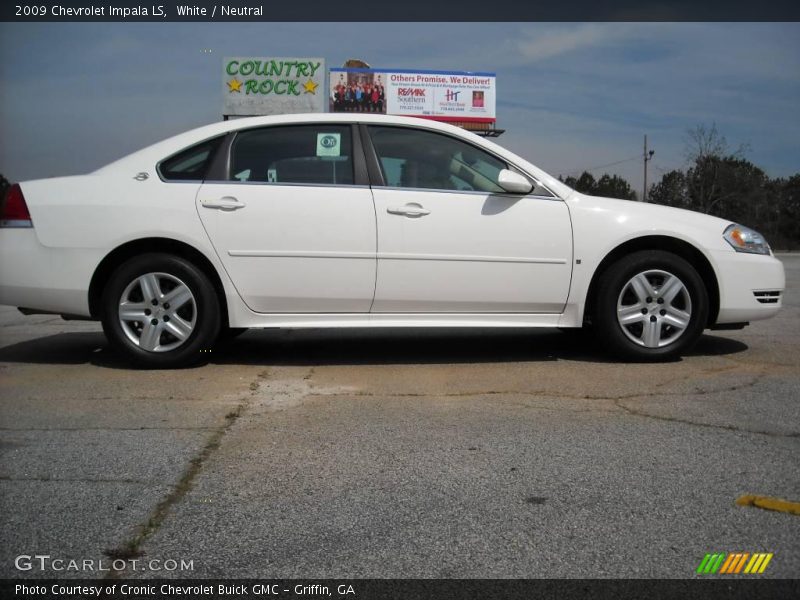 White / Neutral 2009 Chevrolet Impala LS
