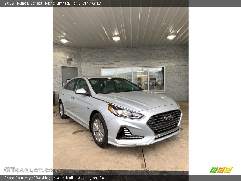 Ion Silver / Gray 2019 Hyundai Sonata Hybrid Limited