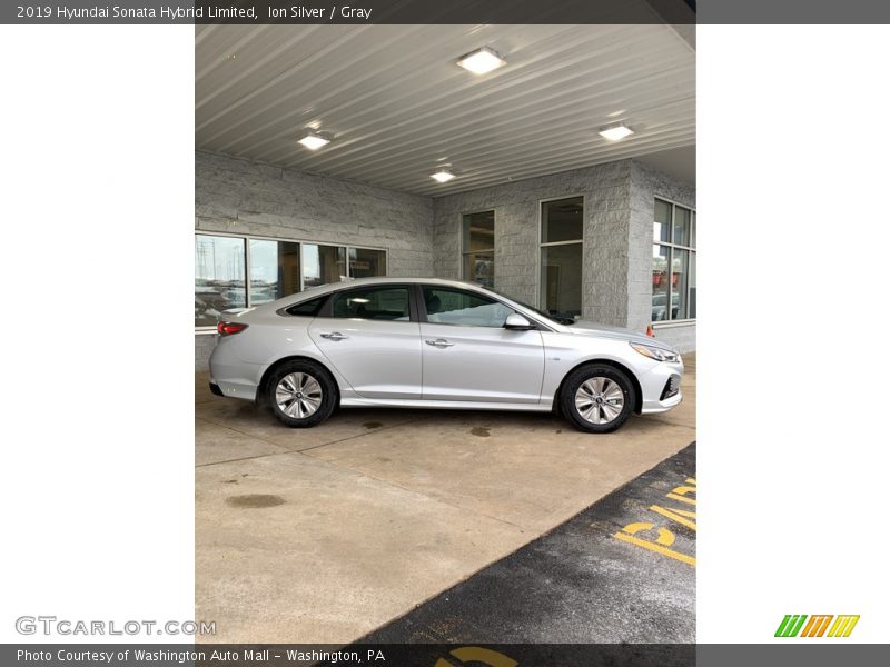 Ion Silver / Gray 2019 Hyundai Sonata Hybrid Limited