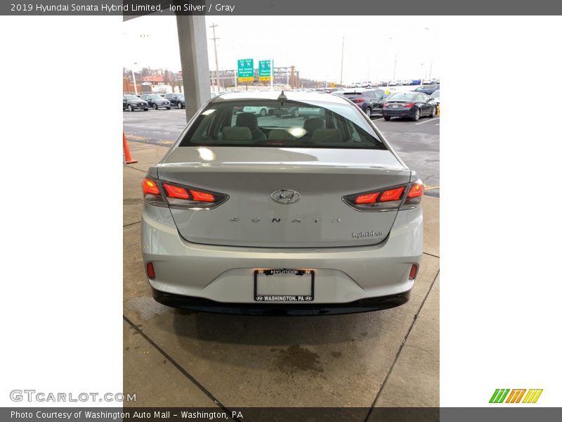 Ion Silver / Gray 2019 Hyundai Sonata Hybrid Limited