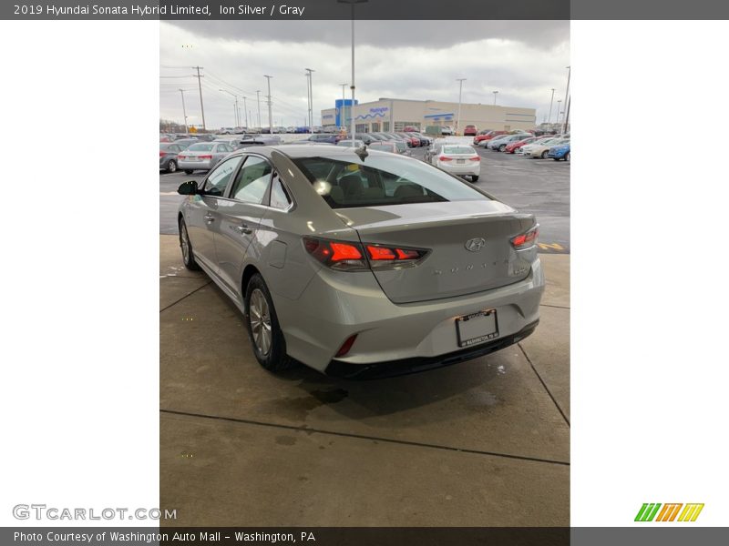 Ion Silver / Gray 2019 Hyundai Sonata Hybrid Limited