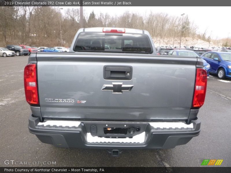 Satin Steel Metallic / Jet Black 2019 Chevrolet Colorado ZR2 Crew Cab 4x4