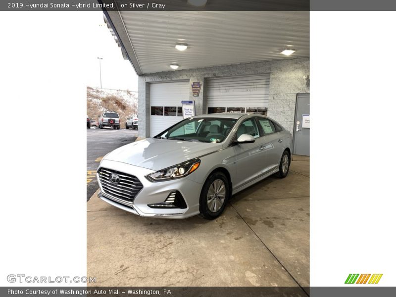 Ion Silver / Gray 2019 Hyundai Sonata Hybrid Limited