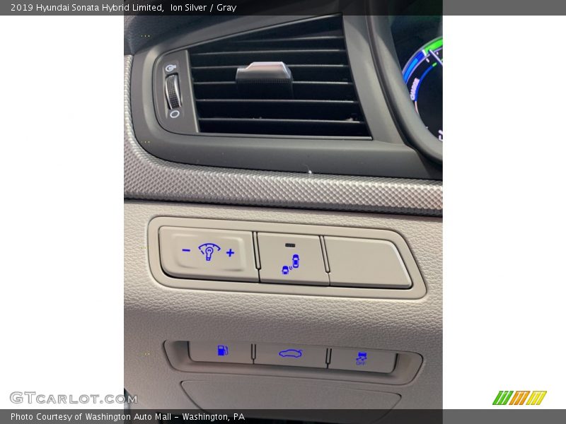 Ion Silver / Gray 2019 Hyundai Sonata Hybrid Limited