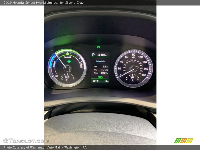 Ion Silver / Gray 2019 Hyundai Sonata Hybrid Limited