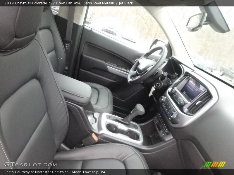 Satin Steel Metallic / Jet Black 2019 Chevrolet Colorado ZR2 Crew Cab 4x4