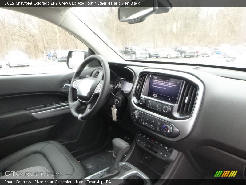 Satin Steel Metallic / Jet Black 2019 Chevrolet Colorado ZR2 Crew Cab 4x4
