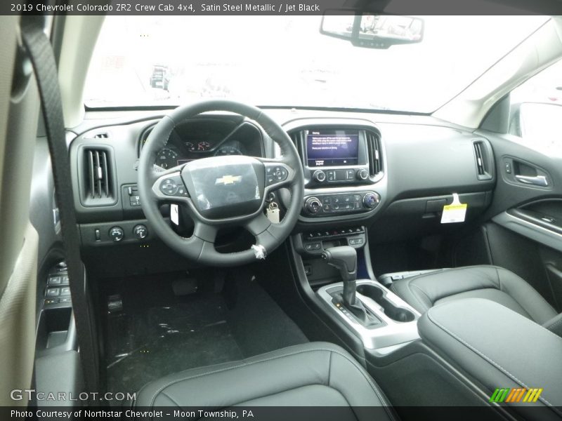 Satin Steel Metallic / Jet Black 2019 Chevrolet Colorado ZR2 Crew Cab 4x4