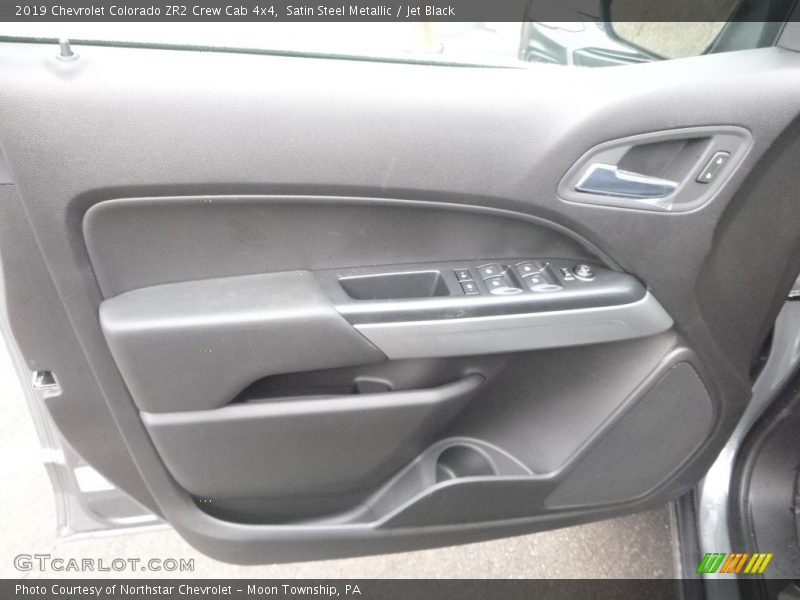 Satin Steel Metallic / Jet Black 2019 Chevrolet Colorado ZR2 Crew Cab 4x4