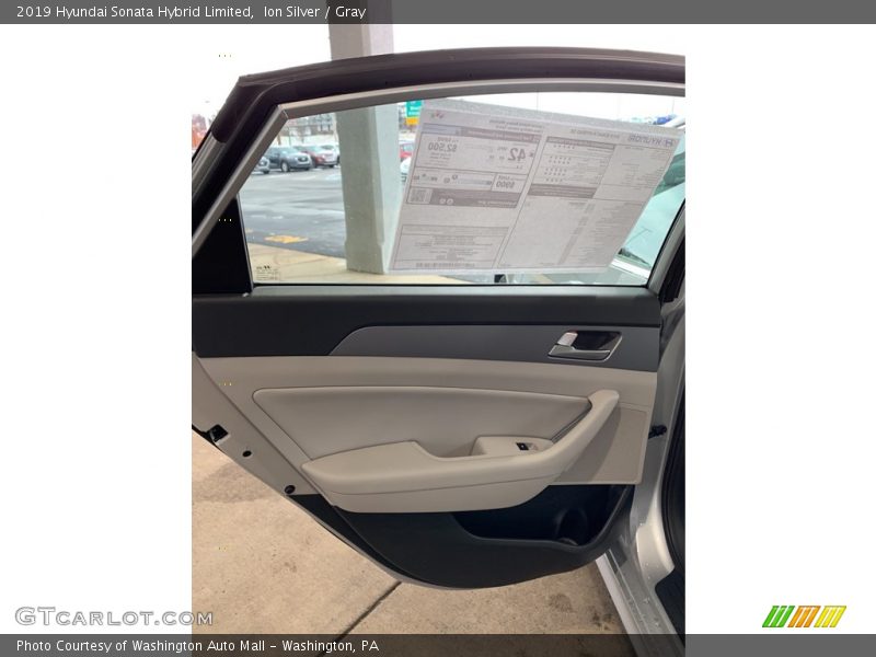 Ion Silver / Gray 2019 Hyundai Sonata Hybrid Limited