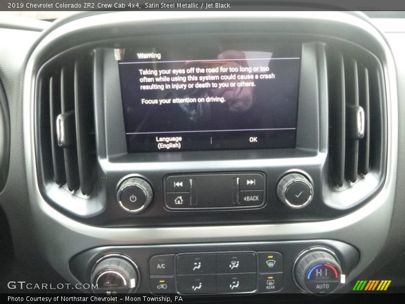 Satin Steel Metallic / Jet Black 2019 Chevrolet Colorado ZR2 Crew Cab 4x4