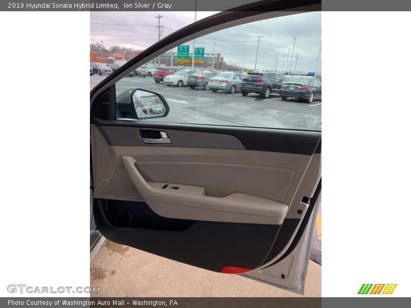 Ion Silver / Gray 2019 Hyundai Sonata Hybrid Limited