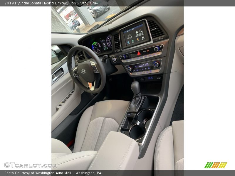 Ion Silver / Gray 2019 Hyundai Sonata Hybrid Limited