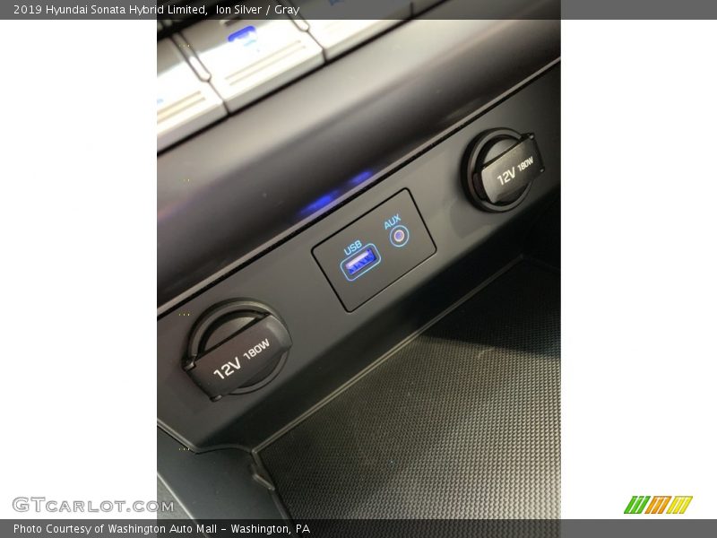 Ion Silver / Gray 2019 Hyundai Sonata Hybrid Limited