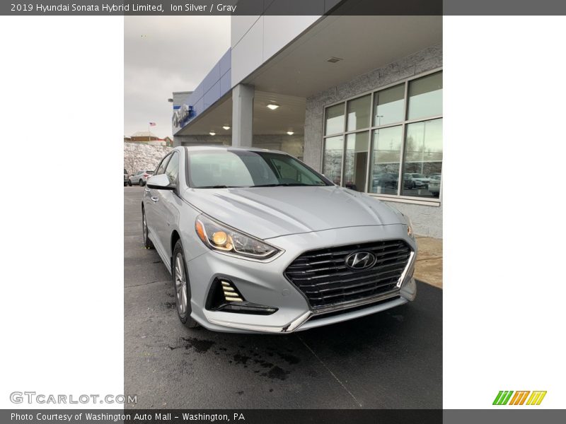 Ion Silver / Gray 2019 Hyundai Sonata Hybrid Limited